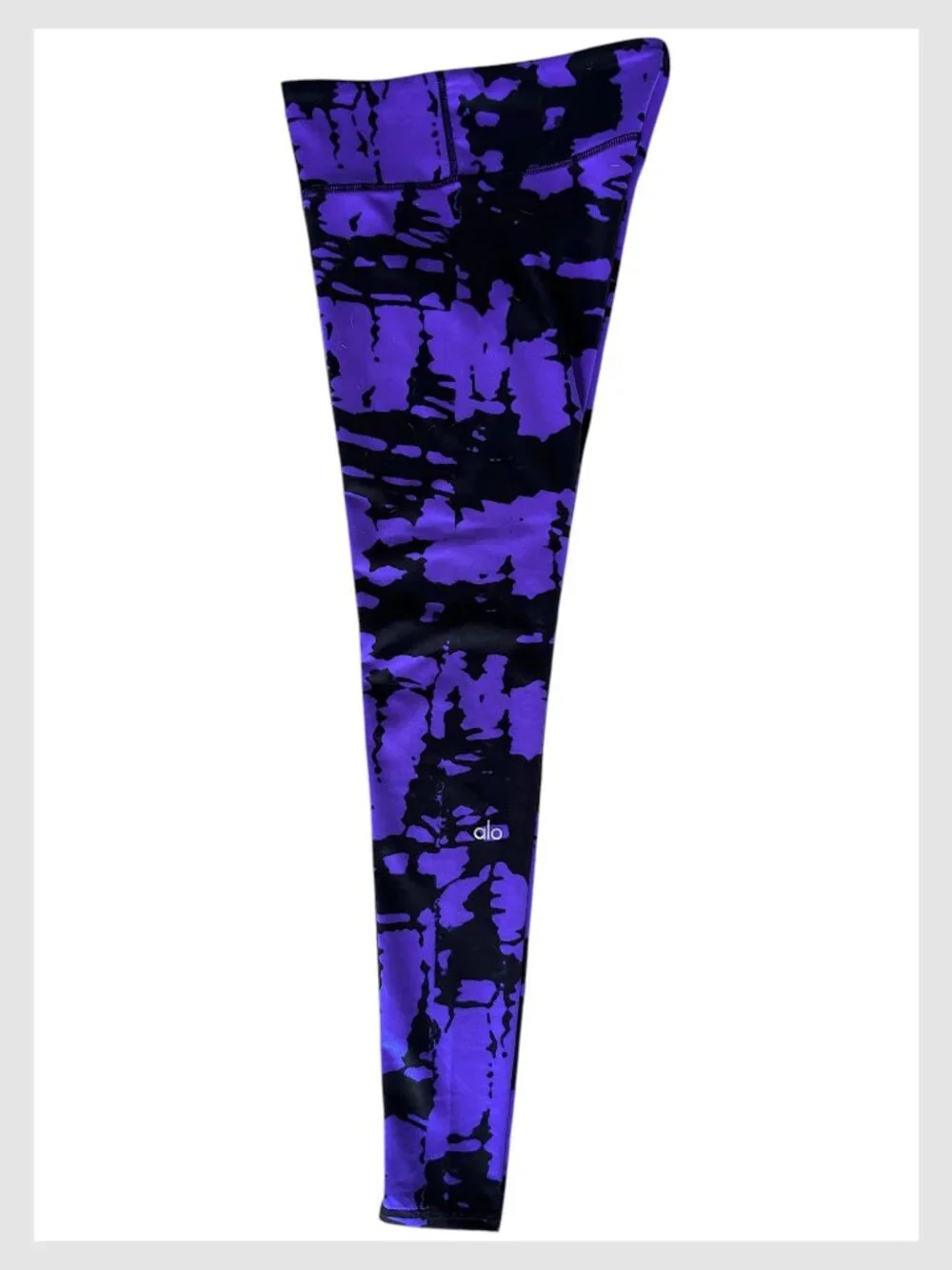 Alo Yoga Airbrush High-Waist Leggings Purple Black XS